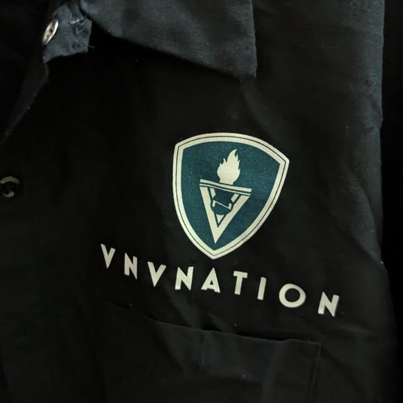 Classic Rivithead Black Work Button Down VNV Nation - Picture 3 of 4
